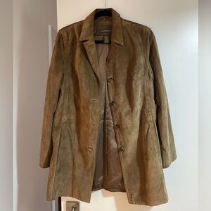 Vintage Brown Suede Jacket